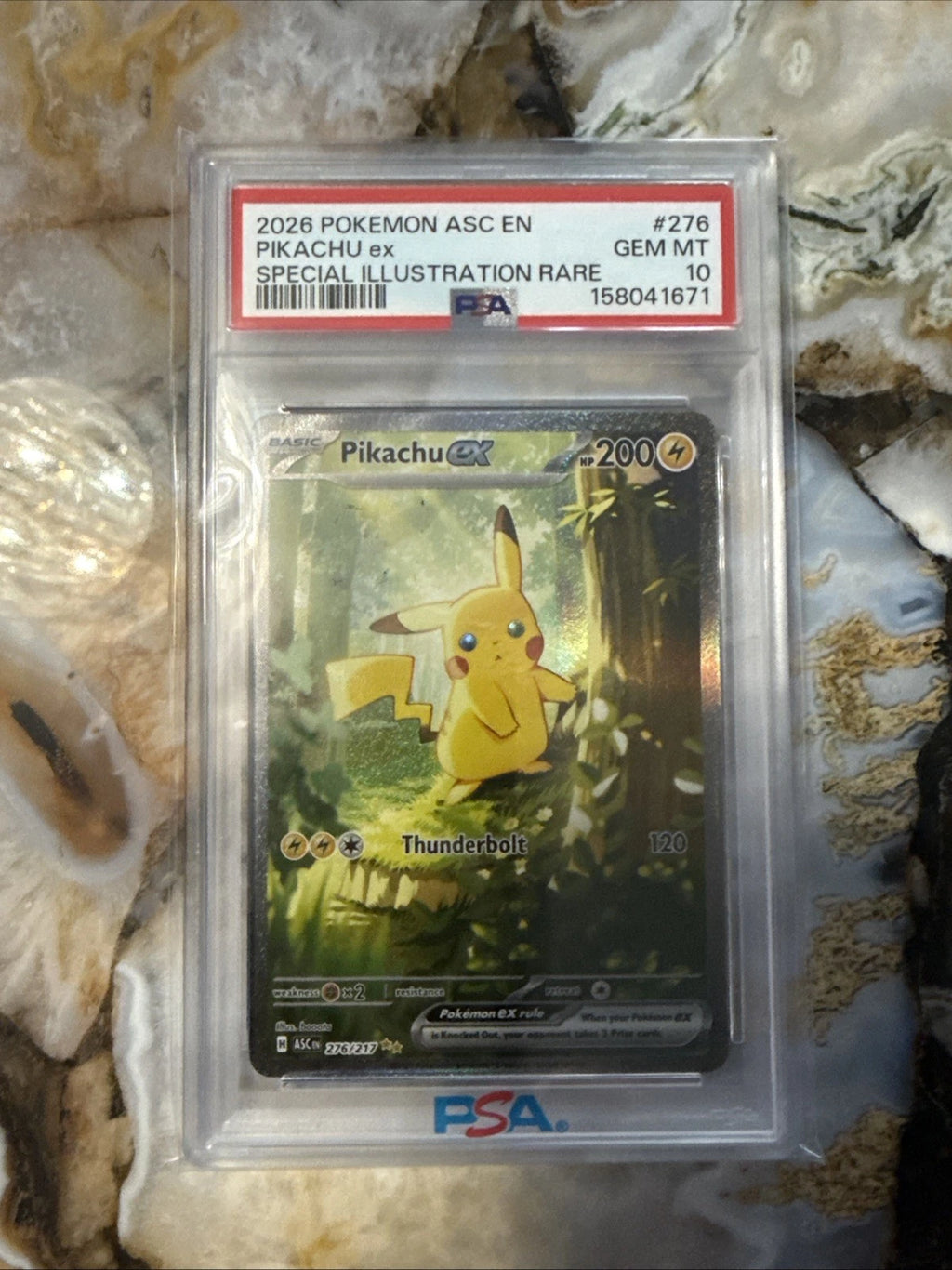 2026 POKEMON ASC EN-ASCENDED HEROES SPECIAL ILLUSTRATION RARE PIKACHU EX PSA 10